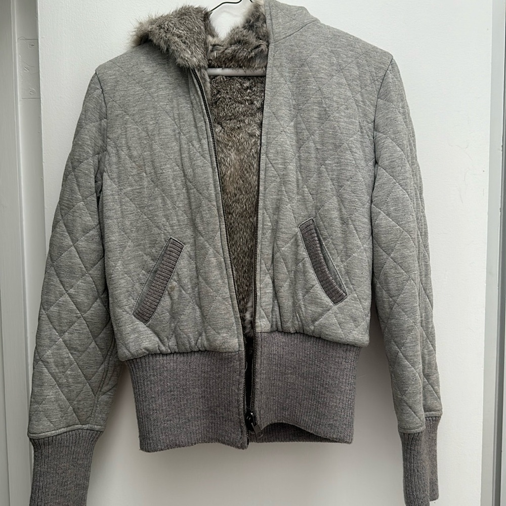 ✨fur lined hooded sweatshirt✨